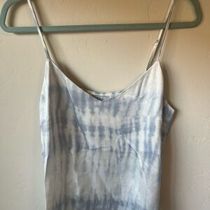 Rails Light Blue Tie-Dye Satin Cami